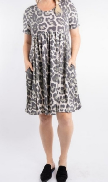 Rae Mode NWOT Animal Print Dress S - Picture 6 of 11